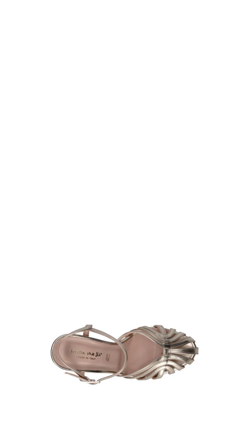 REBECCA VAN DIK Sandalo donna oro - Image 5