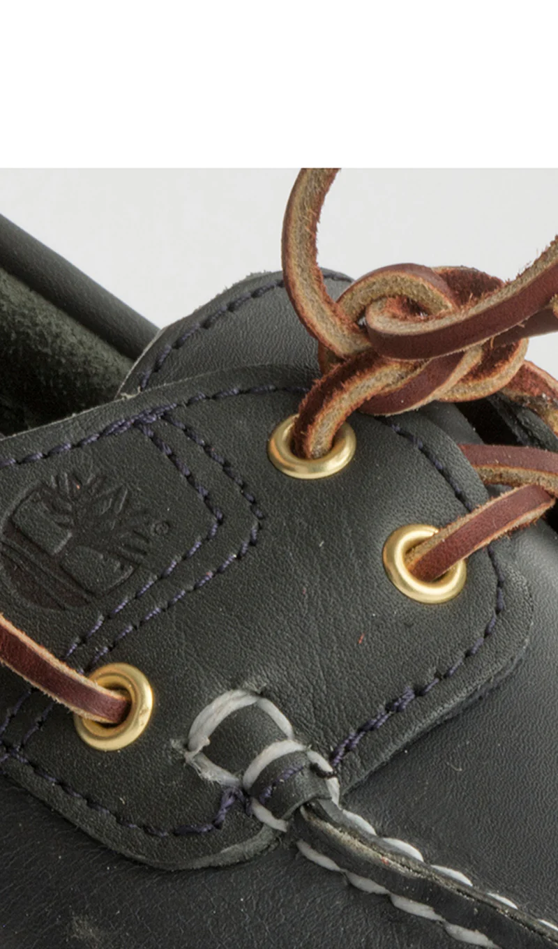 TIMBERLAND Scarpa barca uomo blu in pelle - Image 5