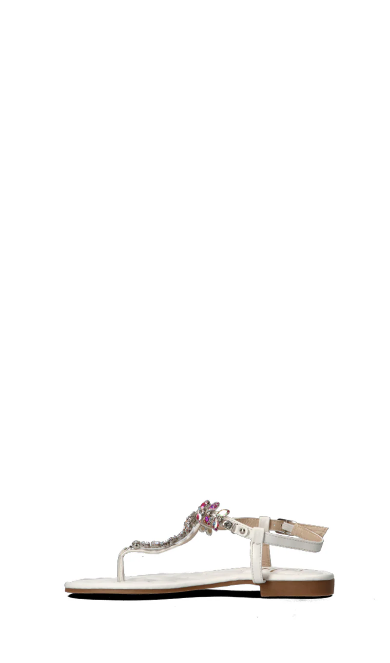 TOO LIKE Sandalo basso donna bianco/argento - Image 4