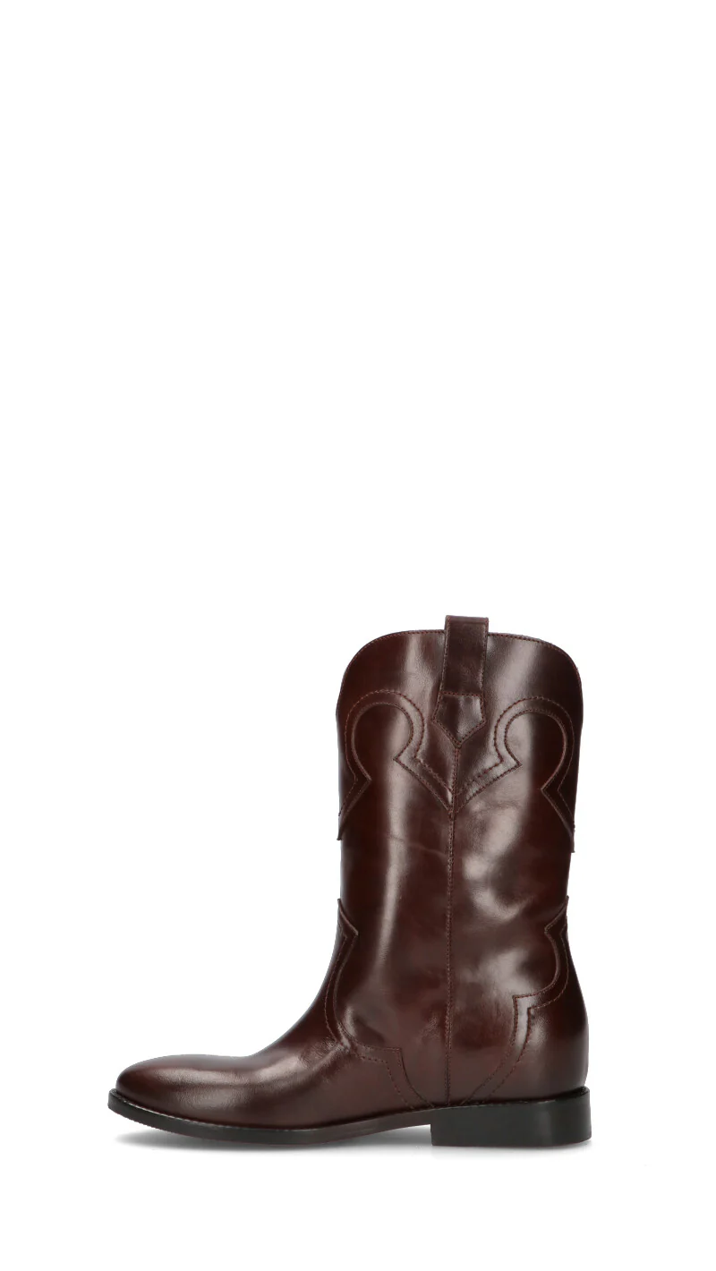 STRATEGIA Stivale donna testa di moro in pelle - Image 4