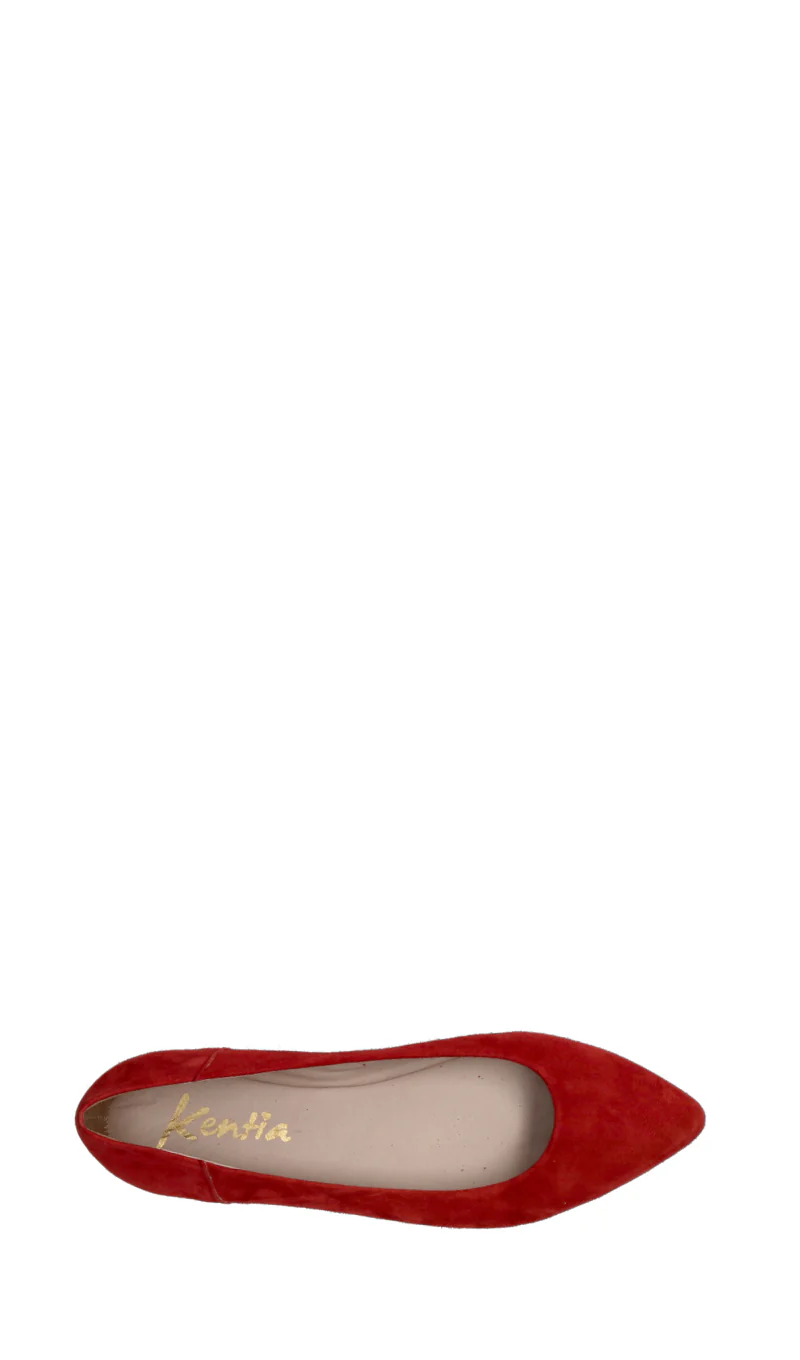 KENTIA Ballerina rossa in suede - Image 5