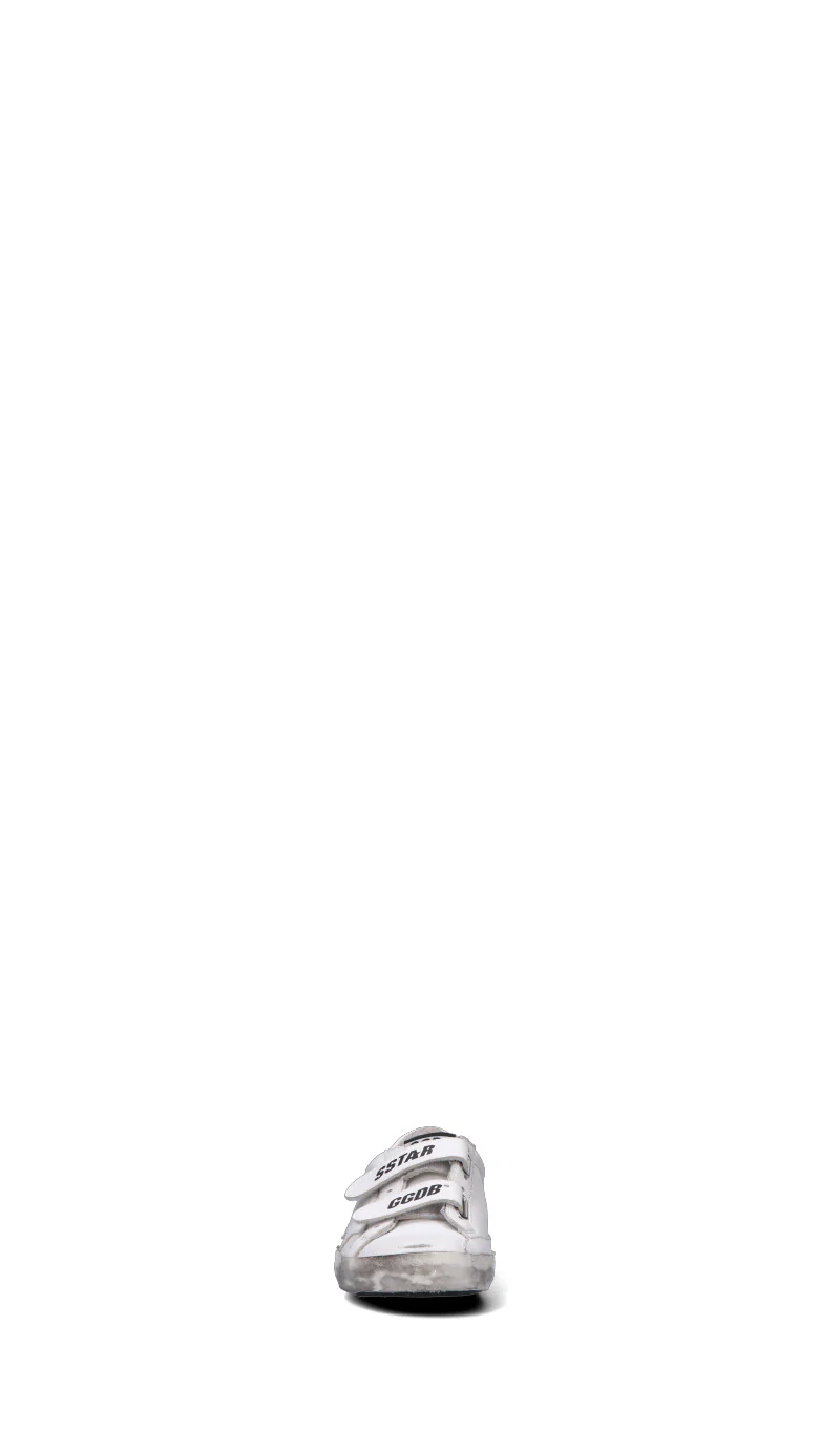 GOLDEN GOOSE Sneaker bambino bianca/nera in pelle - Image 3