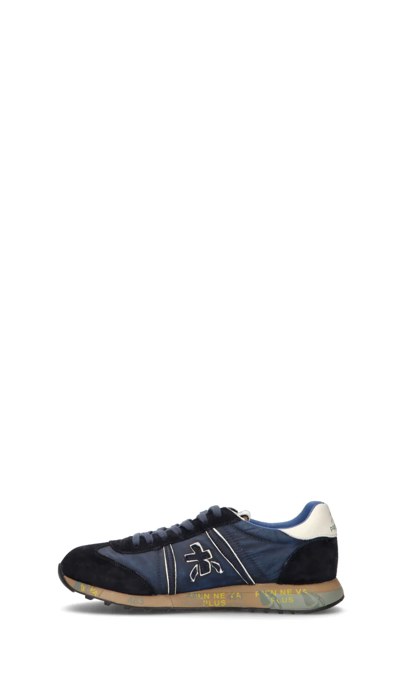 PREMIATA Sneaker uomo blu in pelle - Image 4