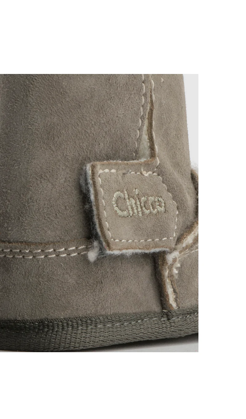 CHICCO Stivaletto bambino grigio in suede strappo - Image 5