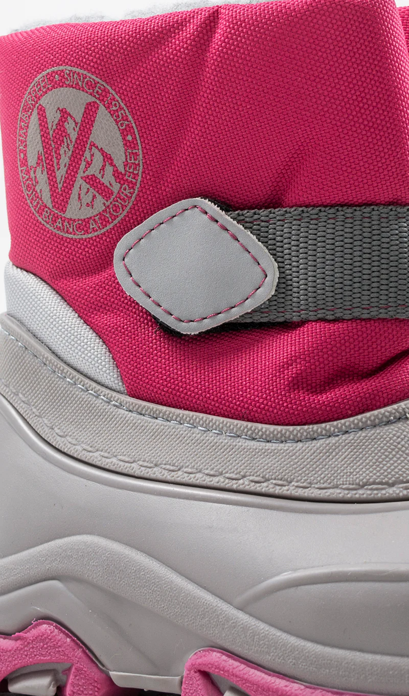 KIMBERFEEL Boot bambina grigio/rosa in tessuto - Image 5