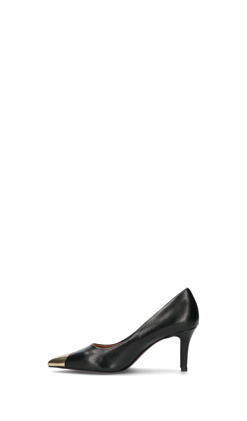 REBECCA VAN DIK Décolleté donna nera in pelle - Image 4